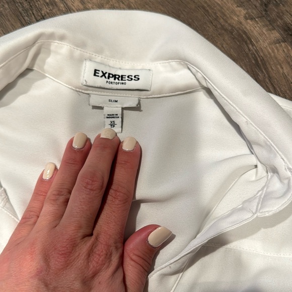 Express Portofino Long Sleeve Blouse Bundle in white & black - Picture 6 of 9